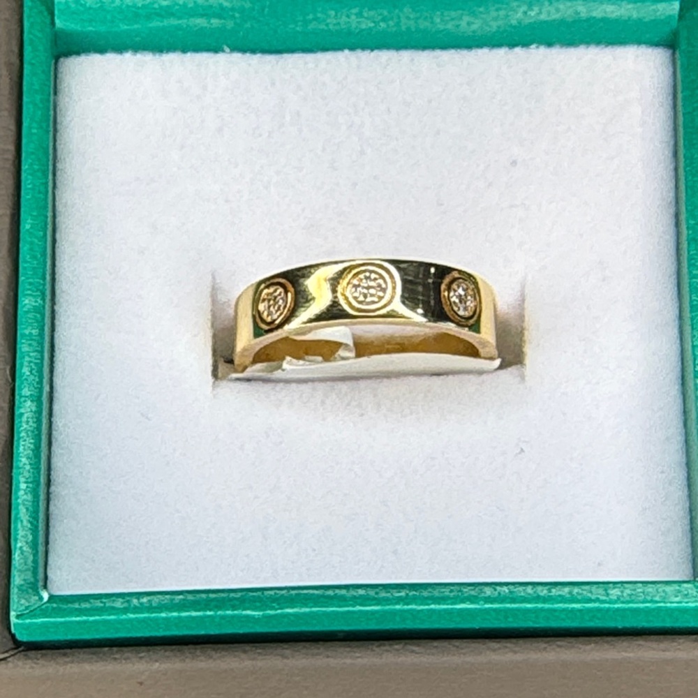 Effy Gold Ring with Diamonds NEW WITH TAGS
